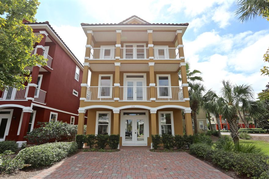 Great opportunity on an REO property! You could own in The Villages of Crystal Beach! Enjoy the fabulous pool area in this gated community just minutes from the beaches of the Gulf and all the shopping that Destin has to offer. Perfect property for year round, a Second home or vacation rental! Six (6) Bedrooms, 3.5 Baths, single family with Main level master. New travertine floors in main level great room, kitchen and powder room. Brand new carpet and paint throughout rest of the home. 2nd floor has large family room/den w/access to Balcony, wet bar, Laundry room, Full Bath and 2 bedrooms. 3rd floor has 3 bedrooms, 1 full bath and balcony. The front bedrooms have access to the balcony. Private parking for 2 cars. Tram rides to the beach. Call today for a private showing