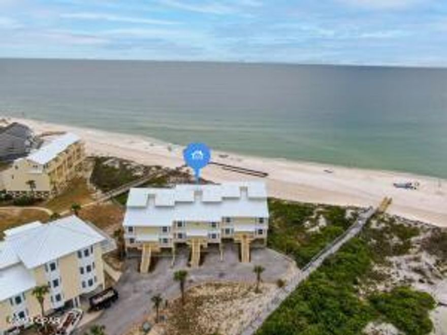 Want to experience what 30A was like 10 years ago, welcome to Cape San Blas. Take in this recently renovated gulf front Townhome styled condo on the far end of Cape San Blas by the State Park in the Sea Cliffs development. This 3/2.5 unit features 3 floors with parking underneath the unit. The 1st floor is the family room and kitchen with a gorgeous view towards the gulf. The second floor features a Jack and Jill bathroom with 2 guest bedrooms, one gulf front. On the third floor, the tastefully decorated master bedroom and baths are providing a breathtaking view of the gulf. Sea Cliffs community offers a number of amenities such as deeded beach access, pool, and a large green space, boardwalks.