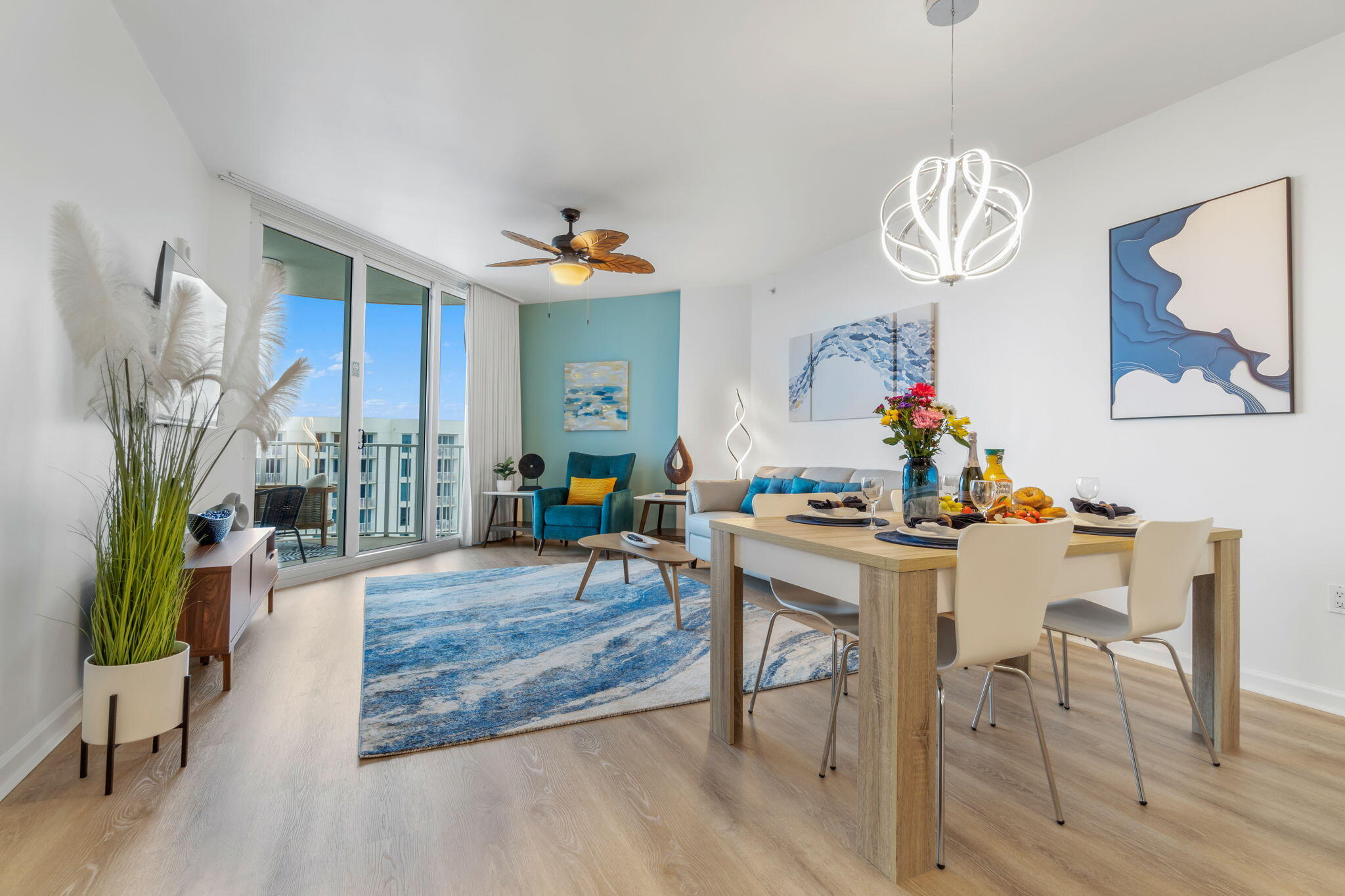Huge Price Improvement! Luxurious 12th Floor Penthouse Coastal Condo with Stunning Gulf Views and Five-Star Amenities at The Palms of Destin Resort!Discover the ultimate in luxury coastal living at this beautifully upgraded 2-bedroom, 2-bathroom penthouse condo perfectly situated in the heart of Destin, FL, this exquisite condo combines modern elegance with artistic flair, offering a serene and stylish retreat. With an impressive rental history, and $38,110 in booking so far in 2025. Welcome to Unit 11211! Step inside to find a fresh white palate creating an open and spacious floor plan. As you flow through the condo you will find it has all the comforts of home with a fully stocked kitchen and granite counter tops. Just past the kitchen you will find a modern and elegant light fixture that sets the mood illuminating the dining area and creating an inviting space for entertaining & Dining. Flowing into the Livingroom, the view will capture your attention, with expansive Gulf Views; and overlooking the Resort's Lagoon pool and tropical landscapes. Stepping out from the living room sliding glass doors, you will enjoy your own private balcony to sit back and take it all in. Entering back inside: you can access the Primary Bedroom with on suite bathroom, and the Livingroom, both outfitted with room darkening curtains.
Relax in Luxury: The primary suite offers a king-sized bed, with wrap around lighting on the frame to set the ambiance; and panoramic views of the Gulf and resort pool vistas, all wrapped in the condo's modern coastal elegance. The en suite bathroom has a extra-large garden soaking tub and shower, It's the perfect space to unwind and indulge.
The second guest room is cozy and comfortable, featuring a full over full custom bunk bed, with a mounted TV, a full-size washer and dryer, and an en suite bathroom with walk in shower. A perfect space for the children to unwind and have their own space.
Turn-Key Ready: This condo is offered fully renovated and comes completely furnished, including all decor, kitchen accessories, appliances, and washer and dryer. It's truly turn-key and ready for your immediate enjoyment.
Resort-Style Amenities: As an owner; you and your guests will have access to world-class amenities, including a lagoon-inspired pool, splash pad, hot tub, poolside bar and restaurant, the Palms coffee house; a charming on-site area to catch up on your laptop and enjoy some morning refreshments., state of the art fitness center, outdoor pickleball court, tennis and basketball courts, a IV hydration Bar, Charcoal grilling area, and playground, and a resort shuttle service to Henderson Beach and local shopping centers. Enjoy leisurely days by the pool, games on the courts, and live entertainment at the Good Vibes Bar - there's something for everyone in this vibrant community.
Don't Miss This Opportunity! Own a piece of paradise in this renovated condo with luxurious coastal finishes and resort-style amenities. Embrace the beachside lifestyle and create lasting memories in this exceptional retreat!
For more details or to schedule a viewing, please contact me today. Buyer to verify all information.