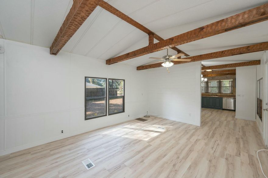 <<REMODELED>>  2 LOTS WITH R/C RESIDENTIAL / COMMERCIAL ZONING, CITY WATER + SEWER ***  Insurance $840/year.  2025 updates include New Hot Water Heater, FULL RE-PIPE (PEX), Interior and Exterior Sherwin Williams Paint, Lifeproof LVP Flooring, and Vanity Faucets.  CENTRAL HEATING AND AIR, plus (3) remote control window units for added cooling of each room.   Charming and Updated, this property will serve you well as a Home, Vacay Getaway, or Cashflow positive Investment.  Located just blocks away from new Shipyard Marina, Public Boat Launch, and Publix.  Beaches ONLY 20 MINTUES AWAY!  Two (2) Lots of Record with Residential / Commercial Zoning, City Utilities, and Flood Zone X.   ROOM TO EXPAND OR DIVIDE THE LOTS.  ***See MLS 966271 for Additional .47 Acres (2 lots).