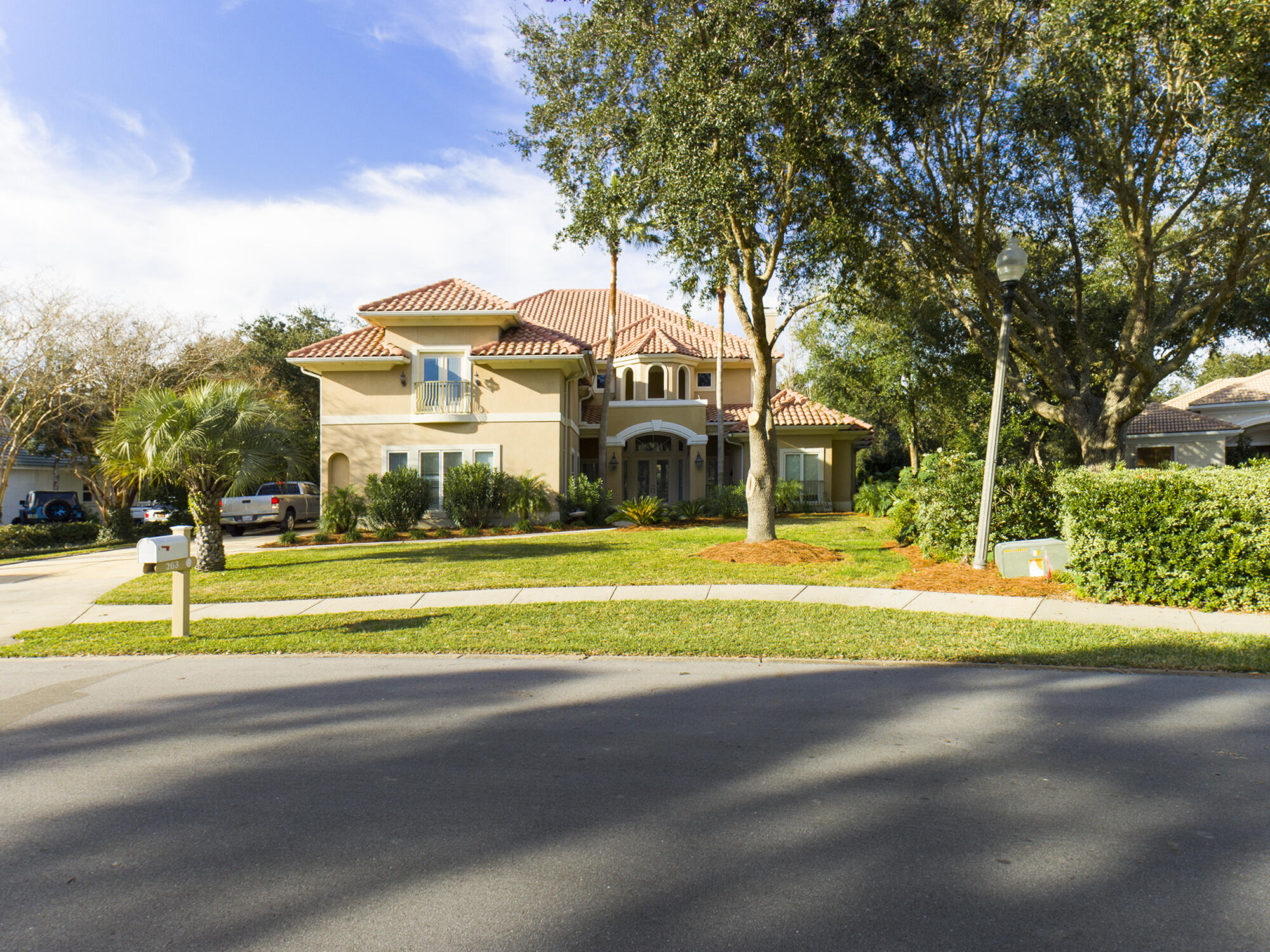A rare find in highly sought after Kelly Plantation. Wow, awesome location and beyond spacious family home. Situated on a quiet street with a park across the street and natural buffer to the rear, this home offers every feature for a growing family and entertaining lots of company coming to visit our beautiful beaches.  Massive Columns adorn the front entry, this home pulls you in as you  enter onto gorgeous Italian limestone ., 25 ft dome and graduated ceilings  guide you past a glass walled office, dining area with built ins and into the Kitchen, Master Bedroom or both living area that open to a pool with stone waterfall  and outdoor cooking and entertaining area .  The chefs kitchen provides an oversized refrigerator , professional 48 inch gas range with double ovens,2 sinks >>>>