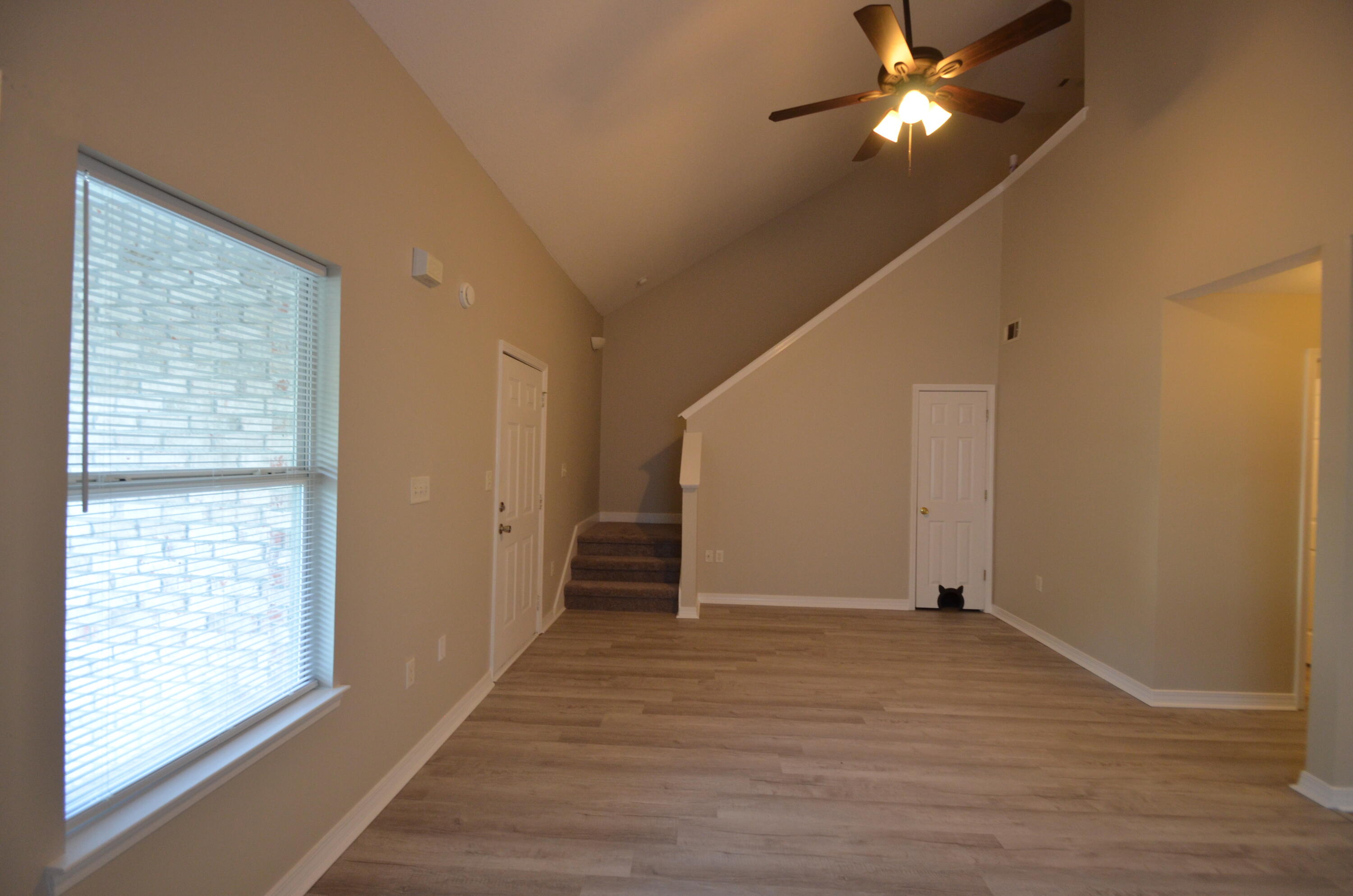 Great location in East Navarre, just a few miles from Navarre Beach, shopping, restaurants and more! Updated townhome with new LVP flooring in living area, new carpet in stairs and bedrooms, freshly painted. Stainless steel appliances. It also has one car garage and spacious driveway for guest or extra vehicles. Washer and dryer convey 'AS IS' New HVAC system installed in May 2021. A new roof will be installed with an acceptable offer. There are no rental time frame restrictions.Call today to schedule a showing!