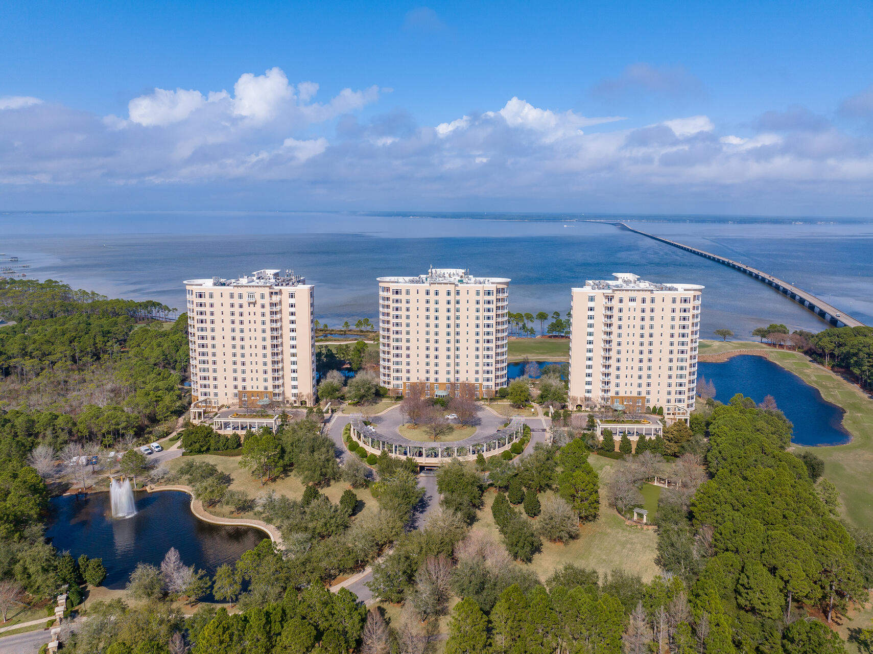 Step into luxury at it's finest! One Water Place at Kelly Plantation offers a lifestyle unlike any other in Northwest Florida. OWP embodies beauty and elegance with convenience and security. Located in the heart of Destin in a gated golf course community where golf cart transportation can get you everywhere you need to go. Close to shopping, restaurants, schools and the beach. This 2 BR 3 BA penthouse is perfectly positioned on the 3rd floor with no need for elevators. Step out of your car and within a few steps you're at the front door. For nature lovers you will enjoy the views from every room overlooking the Bay, Golf course and an abundance of greenspace. This has been a primary residence and the owner has taken the utmost care in maintaining the quality and functionality of the home