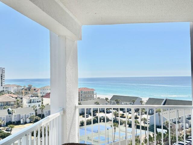 A Must See! Spacious open concept in this updated , beautifully renovated 3 Bedroom 2 Bath condo with floor to ceiling glass panoramic views overlooking the Gulf of Mexico and Dunes of Destin Lake. Eclectic Kitchen. Flooring, quality cabinets, quartz counters with island. Smooth texture ceiling. Enhanced living area. Terrific views from all rooms.Shoreline Towers recently completed a $26 Million Restoration Project. This resort offers 460' of private White Sand beach, fitness center, heated pool, sauna, Tennis and pickle ball, shuffleboard, BBQ pits, picnic area and fishing lake. Spacious club room with full kitchen and bar area. Conveniently located for shopping, dining, entertainment, golf, swimming and fishing, Water park.