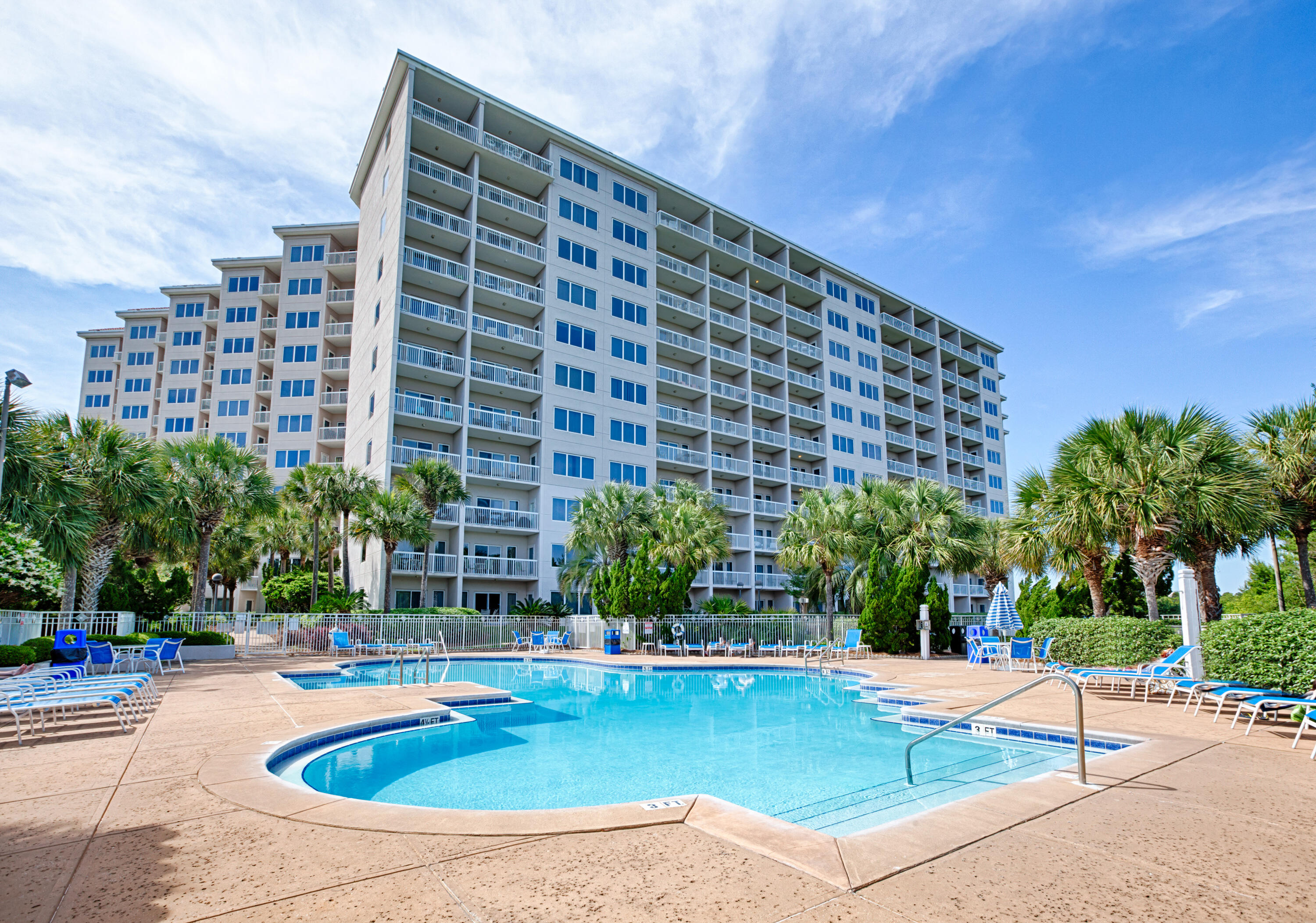 Welcome to the Summit at Tops'l. This immaculate, renovated, and professionally decorated condo is the epitome of upscale beach living. This lovely condo is your ticket to the fabulous beach lifestyle. Plenty of room for the family and you can also cash in on vacation rentals. Tops'l resort offers great amenities including tennis club, fitness center, and beach access. Many fun attractions in the area. Fully furnished and move in ready. Just a stroll to the beach or call the Tram!  There is a $285 a quarter Master Association fee in additionto the $524 a month Summit Association fee..