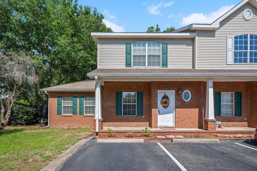Nestled in the serene and sought-after community of Grand Oak Place, this beautifully maintained end unit townhome is ready to welcome its new owners. With only nine townhomes in the neighborhood and anchored by a majestic Old Oak tree, the setting exudes a warm, inviting sense of community and privacy. Recent updates include a brand-new roof and HVAC system (2022), ensuring comfort and peace of mind for years to come. Step inside to a bright, open-concept floor plan that effortlessly connects the living room, dining area, and kitchen--perfect for entertaining or everyday living. The first-floor master suite offers a peaceful retreat with an abundance of natural light, a spacious walk-in closet, and a relaxing ambiance to end your day. Upstairs, you'll find two oversized bedrooms, providing ample space and privacy for guests or family. The kitchen features maple cabinetry, stainless steel appliances, and a breakfast bar that opens to the great room, making it both functional and inviting. A separate dining room or flexible space leads directly to the backyard, ideal for indoor-outdoor living.
Unique to this unit is an attached storage room, perfect for all your extra belongings.
Located in the heart of Niceville, this rare opportunity combines modern updates with a welcoming neighborhood feel. Homes in Grand Oak Place don't come up oftendon't miss your chance to call this special place home.


