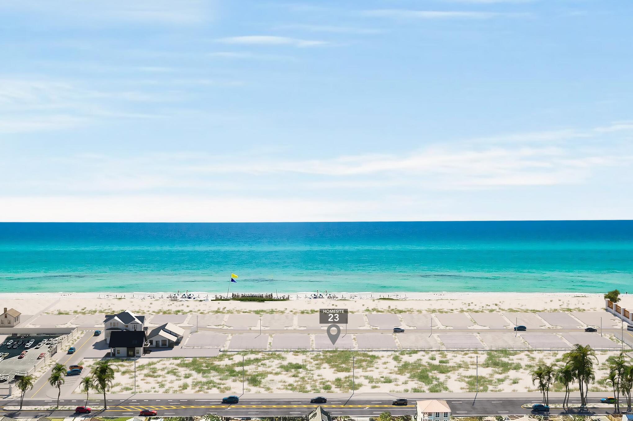 Emerging from the sugar white sands and idyllic turquoise hued waters of Panama City Beach resides the exclusive newly released Gulf front community of Hadley's Beach. Reigning on over four acres, the low density community encompasses a total of sixteen Gulf front homesites and ten first tier homesites. Expertly designed and planned, each homesite boasts a minimum width of 50' and strategic placement fully leveraging the views of the coastline and famed Emerald Coast sunsets which provide a new palate of mesmerizing hues to admire each and every night. Architectural harmony is established and promoted through the carefully curated covenants and restrictions coupled with the inception of the community architectural review board. Notable community infrastructure includes underground utilities, community lighting, and sidewalks throughout.
Coined as one of the top two beaches in all of America, St Andrews State Park abuts to Thomas Drive and offers over 1,200 acres of forests, sand dunes covered with sea oats, fresh and saltwater marshes, a lagoon swimming area, fishing jetties, hiking trails, and nearly two miles of beach.
The community of Hadley's Beach is geographically poised near all of the world class dining and entertainment venues the Emerald Coast has to offer including Thomas Drive, Pier Park, and Scenic Highway 30A. The prime location, masterfully designed site plan, and impressive rental potential create a compelling opportunity for investors and full-time residents alike. Inquire today to learn more and start envisioning the coastal lifestyle you deserve.