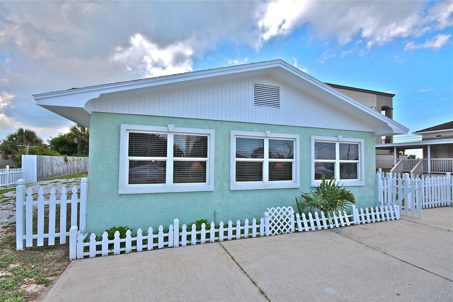 LOCATION, LOCATION, LOCATION!! ONLY ONE LOT BACK FROM FRONT BEACH ROAD MEANS SUPER CONVENIENT, PRIVATE, DEEDED, BEACH ACCESS!! This is an incredible opportunity to own your slice of paradise in Panama City Beach, Florida! This property offers endless possibilities for future development while already having an income producing vacation rental that is turn-key and ready to go. The large 60x150 lot would allow for a second structure in the back along with plenty of room for a pool as well. The current cottage has been updated throughout and offers 3 bedrooms and one bathroom but with plenty of room to add a master bathroom in the large master bedroom. The property is located just minutes to anything and everything along Panama City Beach and Bid-a-wee's deeded beach access is BEAUTIFUL!!