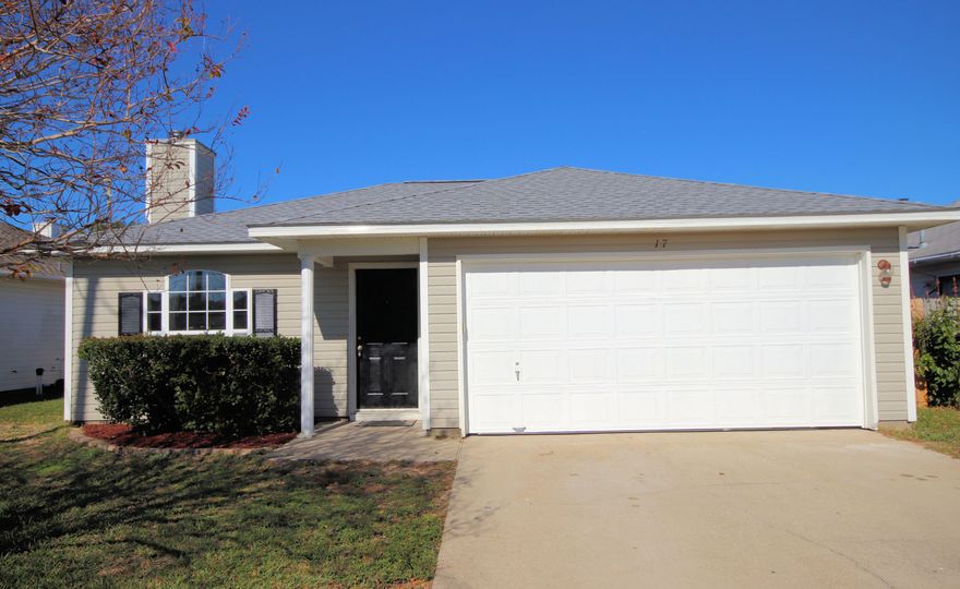 Market is HOT and this one certainly won't last long! This house would be a perfect primary home for a family or investment property for the investor. Location is very close to Hurlburt Field and our beautiful beaches. This home has a spacious great room with a fireplace and a tile hearth. Master bedroom has two closets. Brand new 30 yr roof August 2019! New vinyl plank flooring, Fresh paint throughout. Newer gas water heater April 2016. New fridge, d/w, and m/w in the kitchen. Transferrable termite bond w/ FL pest control. Make your appointment today!