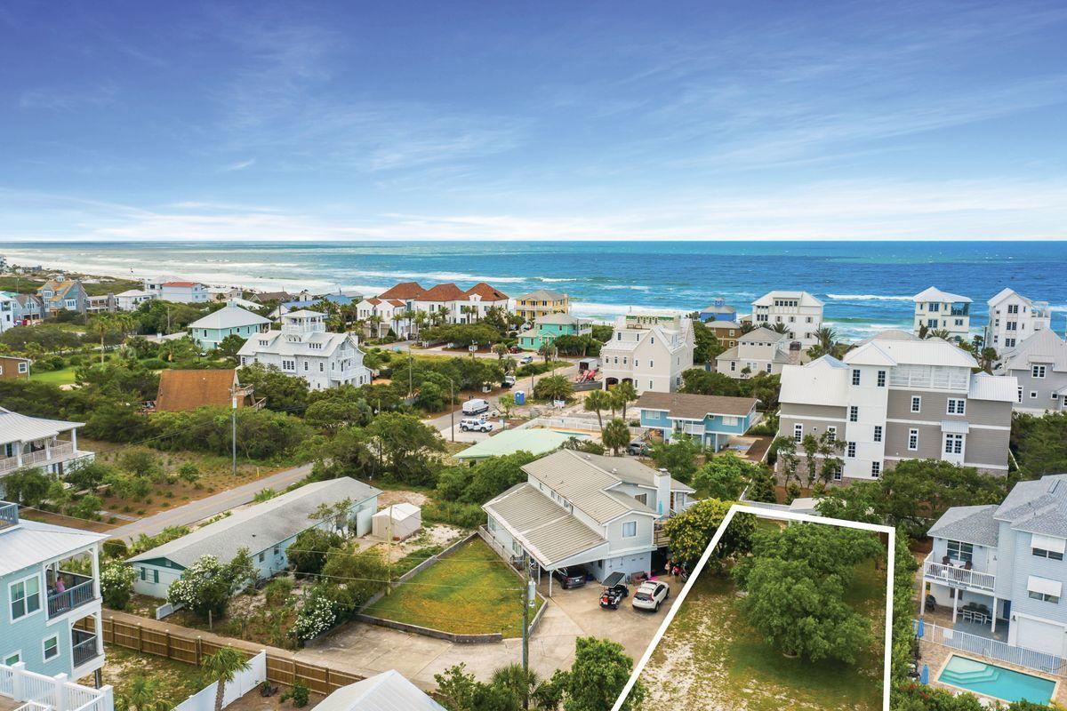 This lot offers an unparalleled opportunity to design and build your dream beach home with amazing GULVIEWS in the coveted location of Inlet Beach, steps from the majestic white sand. This 0.17 acre lot will allow for a large resort-style home and private pool with Gulf views. For a larger canvas, the lot next door is being offered to the market which would allow a substantial combined footprint of 0.44 acres (MLS 872759). Inlet Beach is a historic 30A community surrounded by 13 acres of protected dunes, quaint streets and families creating lifetime memories on the majestic emerald coast. The opportunity to build in this special community provides a one-of-a-kind opportunity to bike to communities such as Rosemary Beach, Alys Beach and Seacrest Beach.