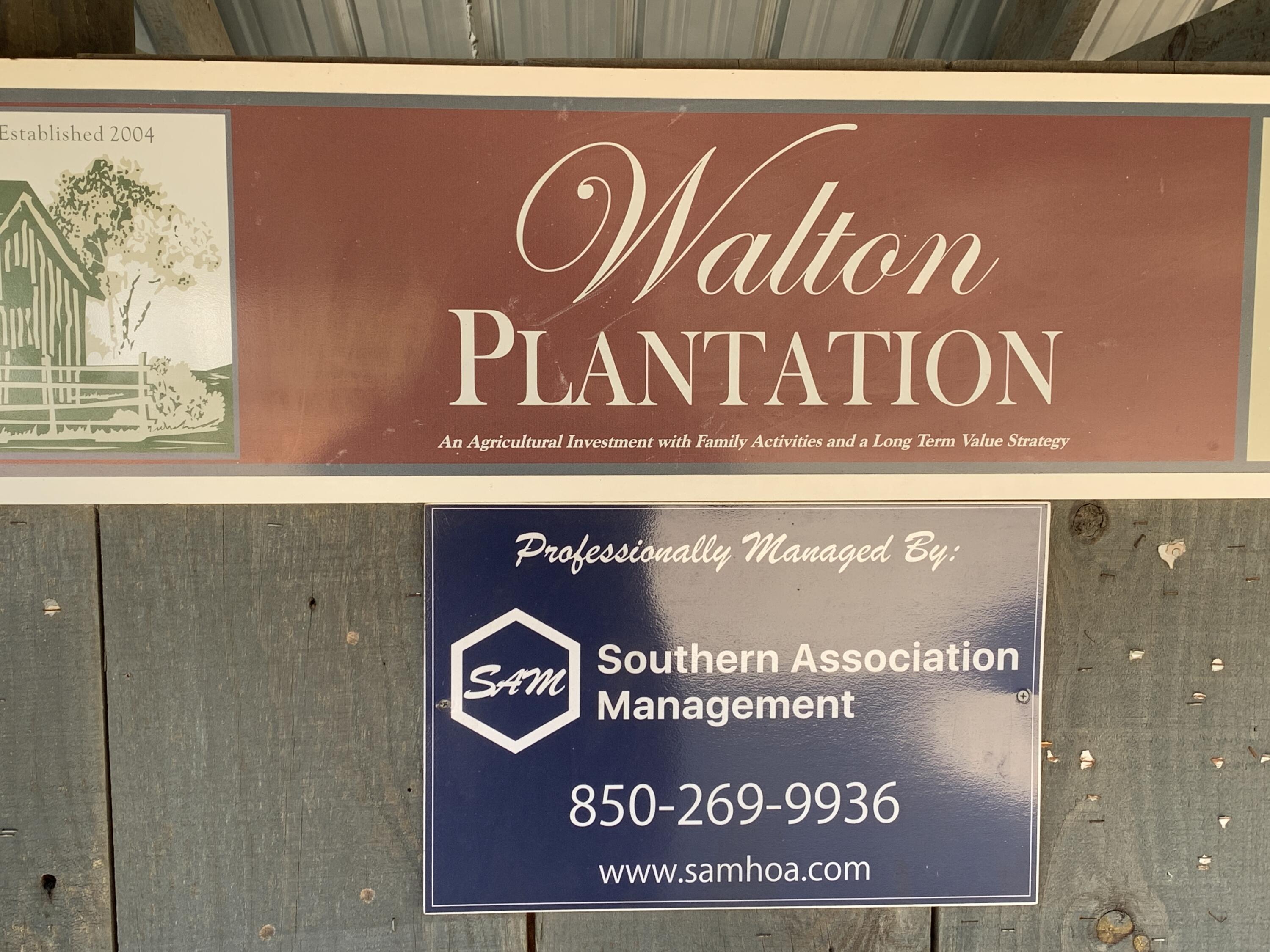 WALTON PLANTATION - Land