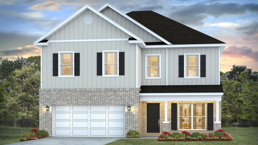 STUNNING NEW CONSTRUCTION in ROMAN OAKS COMMUNITY! The Ryleigh plan is a two story, 4 bed, 2.5 bath home with a 2-car garage. The first floor of this home is made up of the great room, a flex/office space, kitchen, walk in pantry, and a half bath. Bedroom 1 is located on the second floor and features a spacious bath with a double sink vanity, large shower, and a walk-in closet. The three additional bedrooms, bathroom, and laundry room are also on the second floor. Countertops in the kitchen and bathrooms are gorgeous quartz. This home comes standard with a Smart Home Technology package which includes a KwikSet keyless entry, Skybell doorbell, automated front porch lighting, an Echo Dot device and a Quolsys touch panel. Fabric hurricane window protection is included.