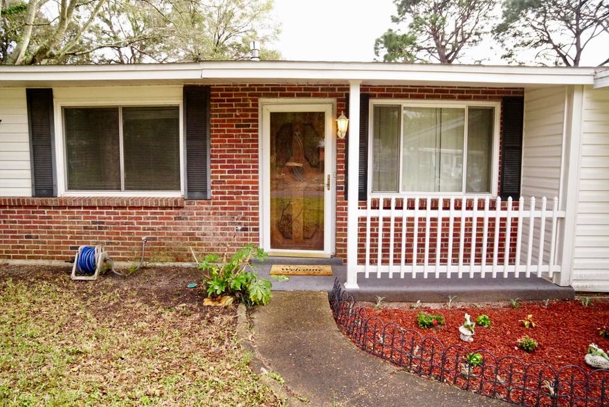 Back on the Market ! First time home owners will find plenty of room in this centrally located all brick home. Good size bedrooms with tile throughout the house. Nice Florida room off the kitchen for your morning coffee. Seperate living area and inside laundry room. Large Lot with beautiful cypress tree in the front yard.