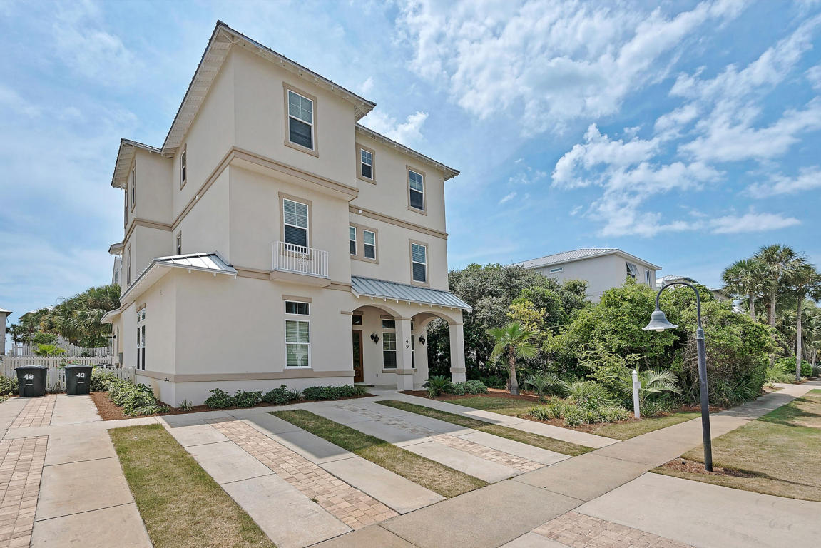 Welcome to the beautiful ''Frangista Villa'', a luxurious Mediterranean home in Miramar Beach. This breathtaking masterpiece boasts 7 bedrooms, 7 bathrooms, 3 living areas, and a large contemporary kitchen. The entire home has beautifully designed furnishings of the highest quality. This home also includes high end upgrades expected in a luxury beach home. Perfect for entertaining guests and family, this villa features a comfortable indoor game room, a heated pool, a spaciously covered patio, and modern outdoor kitchen complete with a relaxing and lavish bar area. Frangista Beach offers private beach access and an additionalcommunity pool centrally located within the development. This magnificent and unique home is situated on an over sized lot providing ample privacy