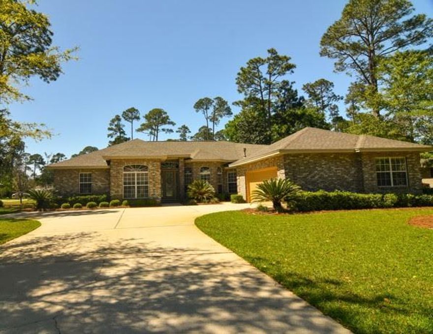 Welcome home to 168 Red Maple Way in desirable Bayshore Place in Niceville Florida. Close to Eglin Air Force Base and the sugar white beaches of the Emerald Coast. This custom built home was built in 2005 by award winning builder Gary Miller. This wonderful 4 bedroom, 3.5 bath home has over 2600 square feet of living space. The split floor plan has a great open feel with two separate living areas, a great kitchen and formal dining room. The kitchen is spacious and all appliances are included. Granite counter tops and backsplash add a touch of elegance and durability. The home has been professionally painted with pleasing touches. There is a gas fireplace to take the edge off of cool mornings. The master bedroom has a large walk in closet and the master bath has double vanities