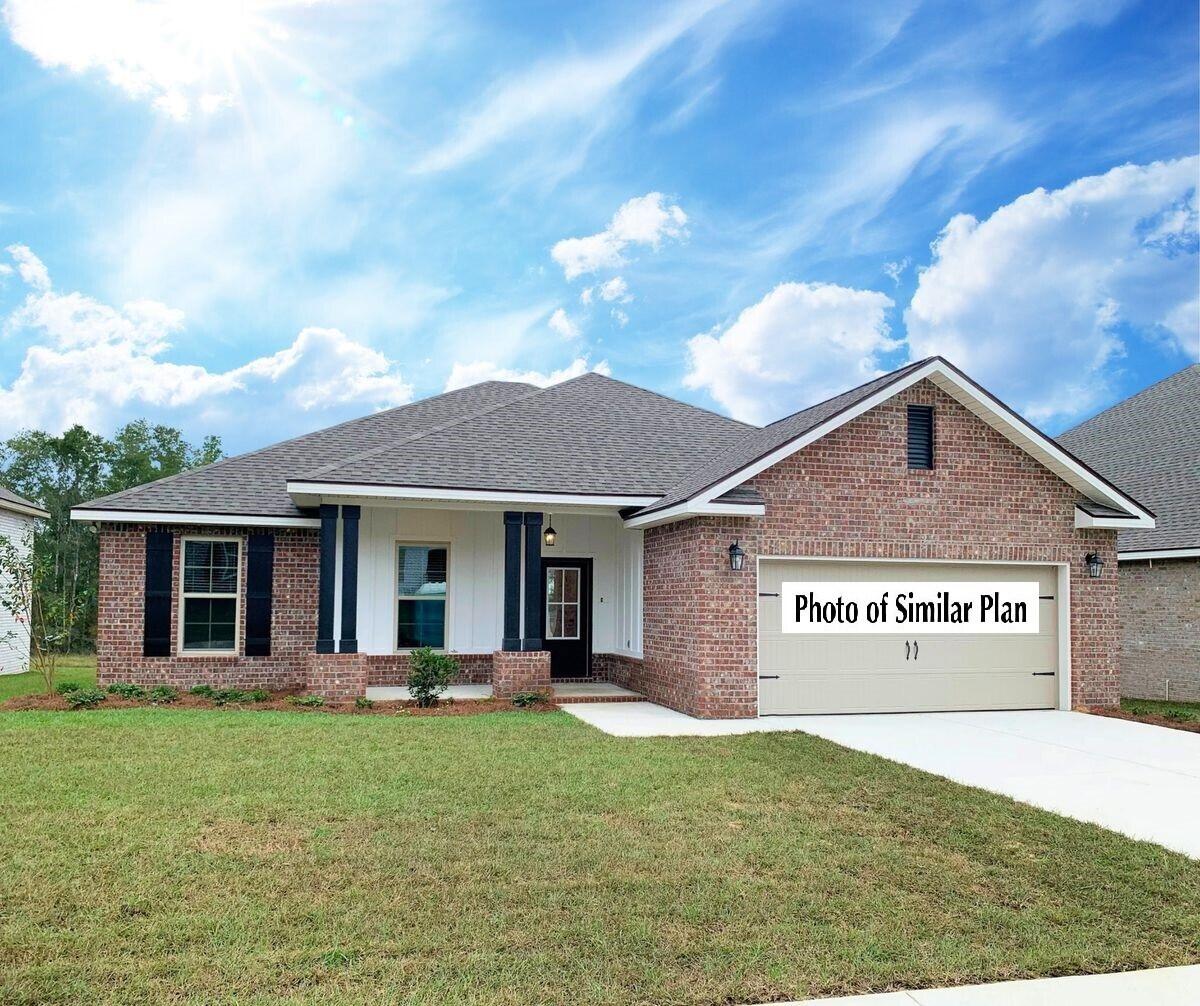 The RODESSA IV G in Young Oaks community offers a 4 bedroom, 2 full bathroom, open design. Upgrades added (list attached).Features: double vanity, garden tub, separate shower, and walk-in closet in master bath, double vanity in 2nd bath, kitchen island, walk-in pantry, covered porches, LED lighting throughout, crown molding, ceiling fan in living and master, custom framed mirrors in all baths, smoke and carbon monoxide detectors, landscaping, architectural 30-year shingles, flood lights, and more!Energy Efficient Features: water heater, kitchen appliance package with electric range, vinyl low E MI windows, and more! Energy Star Partner.