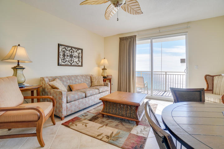 Come view this exceptional two bedroom, two bath, Gulf front investment opportunity and you will not be disappointed. Sterling Reef is the perfect beach vacation destination for your family. Conveniently located just west of M.B. Miller fishing pier (there is nothing in between Sterling Reef and the pier, and never will be), you enjoy 1700 feet of unspoiled and uncrowded beaches! You are close to everything with easy access to the middle and back beach roads to bypass traffic in heavy traffic. Fully furnished, two bedroom two bath unit with 9' ceilings located on the 11th floor (East end of building). Recent upgrades include: new stainless steel appliances and HVAC! Great gulf views from the Gulf front Master Bedroom and living room/kitchen area