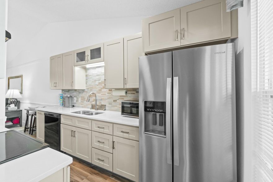 $50,000 price reduction. LOWEST PRICED TWO-BEDROOM ON EAST 30A. Seller wants it SOLD. Never rented. Beautifully maintained, furnished and updated, this roomy townhome comes with DEEDED BEACH ACCESS just across 30A. Low monthly HOA fee ($240!) Two assigned parking spots are out front. Updated kitchen. Water heater replaced March, 2022. HVAC new July, 2024. Two screened porches, a covered patio and a partially covered porch.Sold fully furnished (with the exception of personal property in closets). Premium East 30A location only minutes to Camp Creek golf course, Alys Beach, and shopping and dining at Watersound Origins (from Publix to Ambrosia). Extra privacy and green space as this beach townhome is the end unit. This is one you don't want to miss. Please confirm all information.