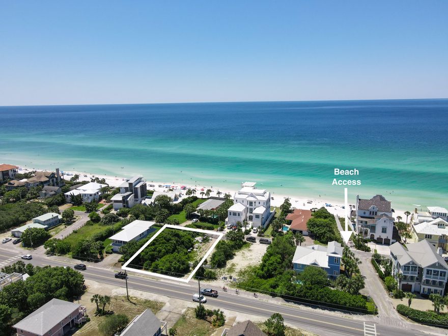 South of 30-A, Montgomery Street has limited traffic and offers a location named one of the most desirable streets in Old Seagrove. This first tier lot is ready for your dream home. Platted in 1942, Seahighlands has unique, 20' wide Breezeways between lot lines. These Breezeways allow for Gulf breezes as well as unobstructed views of the Gulf. On Montgomery Street, you'll see everything from quaint Beach Cottages to the most sophisticated Architecture on 30-A. We invite you to take a stroll along Montgomery St and visit the 3 public beach access points. You'll experience all those great feelings that go with living the beach lifestyle. This is the only available lot for sale on Montgomery Street. Seahighlands has no HOA fees and allows property owners to design and build their dream home.