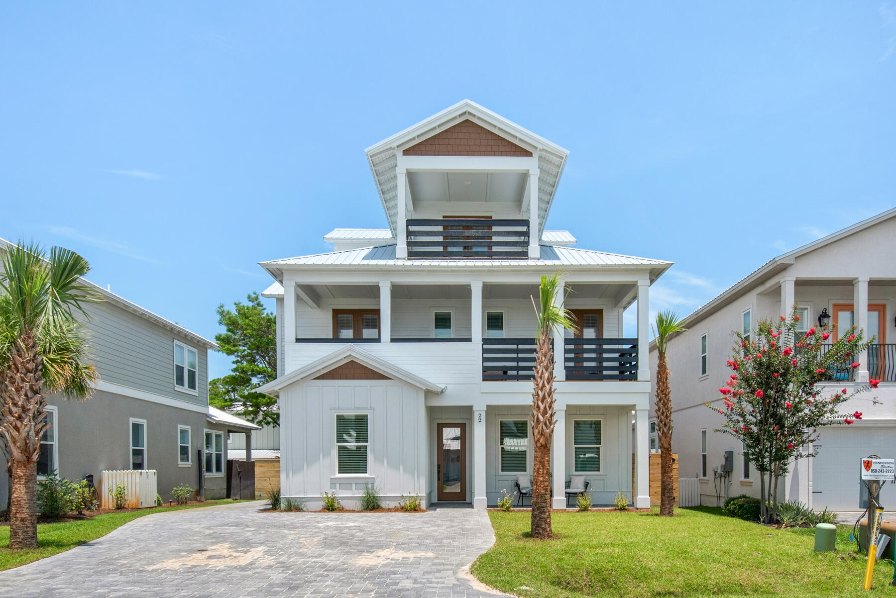 **Your Dream Beach Escape Awaits!**Just completed in June 2023, this expansive beach house is the ultimate rental opportunity. Featuring 8 spacious bedrooms and 9 luxurious bathrooms, this stunning property is designed to host up to 24 guests in utmost comfort.Step outside to enjoy your own private heated pool, perfect for sunny days, and benefit from deeded beach access exclusively for owners and guests. The backyard has recently been updated to include a fantastic putting green, adding an extra touch of fun and relaxation. With ample parking for up to 5 vehicles, convenience is at your fingertips.This investment gem has been thoughtfully designed and professionally decorated with modern finishes, making it a true turnkey property. Offered fully furnished, it's ready to generate rental income from day one. Don't miss your chance to own this piece of paradise!