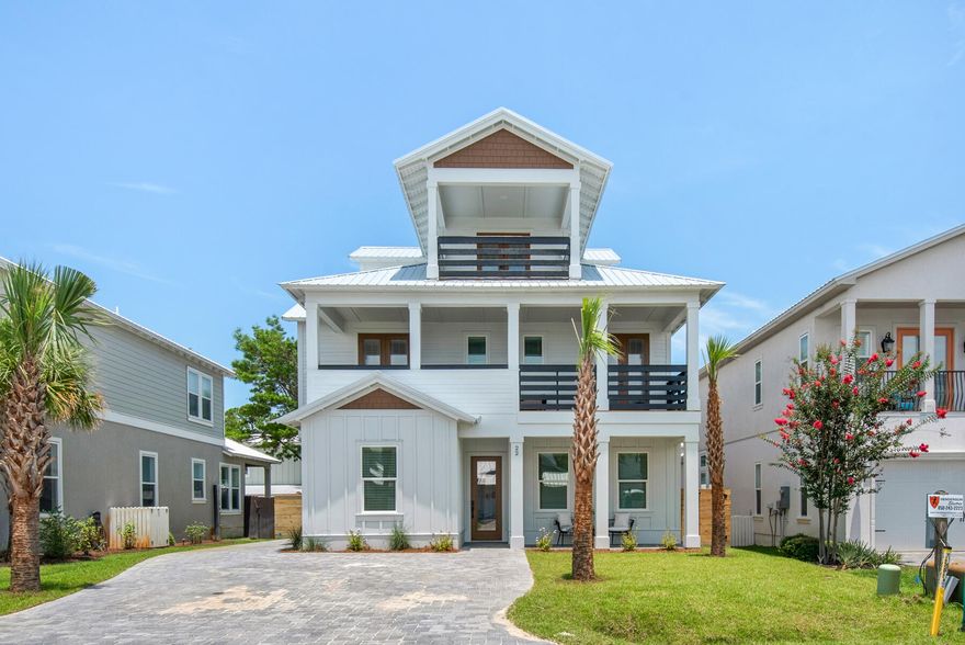 **Your Dream Beach Escape Awaits!**Just completed in June 2023, this expansive beach house is the ultimate rental opportunity. Featuring 8 spacious bedrooms and 9 luxurious bathrooms, this stunning property is designed to host up to 24 guests in utmost comfort.Step outside to enjoy your own private heated pool, perfect for sunny days, and benefit from deeded beach access exclusively for owners and guests. The backyard has recently been updated to include a fantastic putting green, adding an extra touch of fun and relaxation. With ample parking for up to 5 vehicles, convenience is at your fingertips.This investment gem has been thoughtfully designed and professionally decorated with modern finishes, making it a true turnkey property. Offered fully furnished, it's ready to generate rental income from day one. Don't miss your chance to own this piece of paradise!