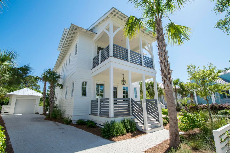 Everything about this beautiful home is custom-built with a private heated in-ground swimming pool and one car garage, you can't help but enjoy this large kitchen living space combined with 5 bedrooms, 3 full baths, and 2 half baths. Whether having this home as your main residence or an investment vacation rental property, this Gated Community has a lot to offer, and the amenities are top-notch. The East End of 30A is easily accessible, as well as the airport only being 25 minutes to the east, with daily direct nonstop flights to Atlanta, Denver, Chicago, Dallas, Houston, Austin, Baltimore, Nashville, and St. Louis make it easy to visit here for a holiday. VIDEO https://youtu.be/CWE-E9Z_UeY