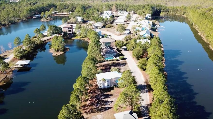 Are you looking for a peaceful neighborhood with a walking and biking trail that connects to 30A? Then, this one story home south of Hwy. 98, west end of 30A area is a great value you don't want to miss. With some personal touches, this Cottage would make a great long-term residence or second home. The cottage sits on .28 acre lot in a quiet community of Shortline Lake Estates, no HOA, and the lakes are the home to world-renowned Cory Pickos Waterski and Wakeboard School. Away from all the hustle and bustle but still close enough to enjoy the Gulf of Mexico. There is a biking/walking trail that connects to 30A. This 3 bed/2 bath home features an open floor plan with a breakfast bar and a large great room.