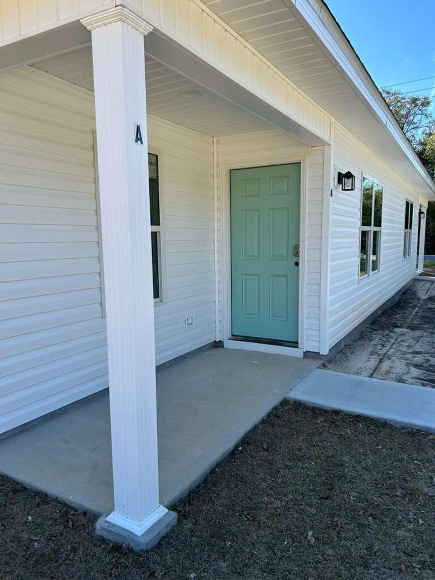 Water, Sewer and Lawn Maintenance is included with the rent! Welcome to your new home at 32 Constitution Avenue in DeFuniak Springs, FL! This cozy 2 bedroom, 1 bathroom unit is perfect for you. With amenities such as a dishwasher, microwave, stove/oven and washer/ dryer hookups. A refrigerator and washer/dryer can be provided if needed. Enjoy the convenience of a central location, a beautiful lawn, and a driveway. Rent is $1400.00, available starting April 1st, 2026. No pets allowed, smoking outside only. Don't miss out on this amazing opportunity! Contact us today for more information.