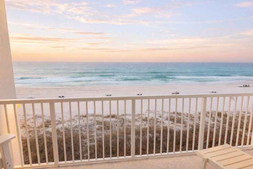 Paradise On The Water! Featuring brand new beachfront balconies, new street-side balconies, new sliding glass doors & windows, Ramsgate Harbour Unit 20 is a beautifully furnished beachfront getaway ready for relaxation and family connection. Designed perfectly for a rejuvenating vacation, this beachfront paradise captures incredible Gulf views spread across two separate beachfront balconies. The first level showcases an updated kitchen and cozy dining space. The living area enjoys the best view in the unit overlooking pristine beaches. The guest bedroom upstairs has been beautifully furnished and has access to its own full bathroom. The primary suite has been customized with additional storage, a renovated primary bathroom and features access to its own private balcony. Ramsgate Harbour is a premier beachfront development located 6 minutes from Rosemary Beach & 30A. The development offers 600 FT of protected beaches owned by the association as well as a community pool and covered parking. Capture exceptional beachfront living at Ramsgate Harbour today!