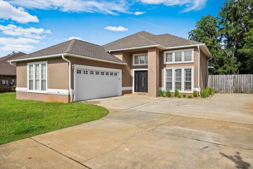 Welcome to this beautiful 4-bedroom, 3-bathroom home located in the highly sought-after Savannah Plantation community. This spacious residence offers the perfect blend of comfort, elegance, and functionality--with the added bonus of water access and no backyard neighbors!Step inside to discover gorgeous flooring throughout the living room, soaring high ceilings, and an abundance of natural light that creates a warm and inviting atmosphere. The open layout is perfect for both relaxing and entertaining.The luxurious primary suite is conveniently located on the main floor and features a spa-like bathroom complete with a soaking tub, an incredible walk-in shower, and upscale finishes designed for comfort and style.Upstairs, you'll find three generously sized bedrooms and a ful