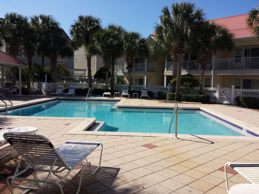 DARLING SPACIOUS CONDO IN DESIRABLE SEAGROVE BEACH, PRICED FOR QUICK SELL.ROLLIN TIDE VILLAS IS SET BACK ON A QUIET STREET JUST OFF OF 30A, A SHORT WALK TO THE BEACH, AND MANY RESTAURANTS.THIS CONDO IS A DOWNSTAIRS CORNER UNIT, NO STAIRS TO CLIMB. LARGE POOL WITH ADJACENT BATHROOMS, GRILLING AREA, AND LOT'S OF GREEN SPACE AROUND PROPERTY FOR YOUR POOCHES TO PLAY. BEDROOM FLOOR IS UPDATED WITH WOOD LOOK TILE,NEW A/C AND AIR HANDLER IN OCTOBER 2016,NEW DENIM SLEEPER SOFA, NEW TUB WITH MARBLE SURROUND, NEW DISHWASHER,NEW CEILING FANS, AND NEW TRASH DISPOSAL. RENTAL INCOME HAS AVERAGED $18-20k WITH HEAVY OWNER USAGE THROUGH VRBO.