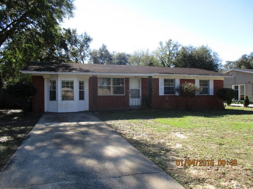This REO property is situated in the heart of Niceville and ready to go. Right at 1350sf this 3 bedroom 2 bath home is deceiving! Mostly tile on the interior, less bedrooms, this home has seen many upgrades in baths, laundry room, water heater, hvac and covered patio. Home has all brick exterior, fenced back yard and large covered patio. Home needs some work in the interior but should qualify for most financing. Call today for this one is gone! Employees and family members residing with employees of JPMorgan Chase Bank, N.A, its affiliates or subsidiaries are strictly prohibited from directly or indirectly purchasing any property owned by JPMorgan Chase Bank, N.A.