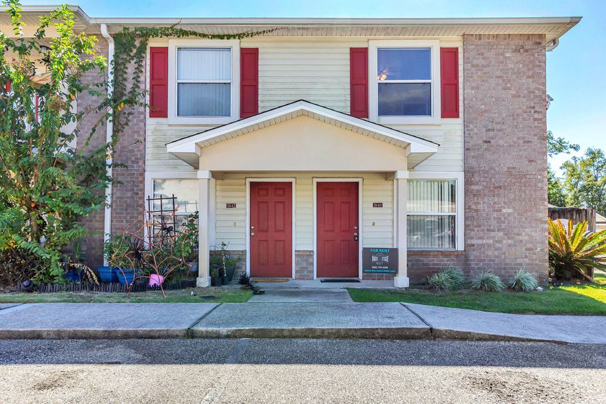 End unit townhome is a great set-up for roommates with each having a bedroom and FULL bath upstairs, and a BONUS half bath for guests downstairs! The open  floorplan downstairs makes the property feel spacious and the tile floors on the entire first floor makes cleaning a breeze. Full size laundry hookups in unit, and community pool. Convenient to base or beach!Call Today! Call 850-729-0399View rental requirements or apply online at www.RentwithBSR.comNo smoking or vaping.Pets may be allowed with some restrictions and a $400 non-refundable pet fee.FEES: $50 per adult 18+ application fee, Landlord Liability Policy (if proof of Renter's coverage is not provided) $15 mo, Pest Assurance pest control policy $20 mo.