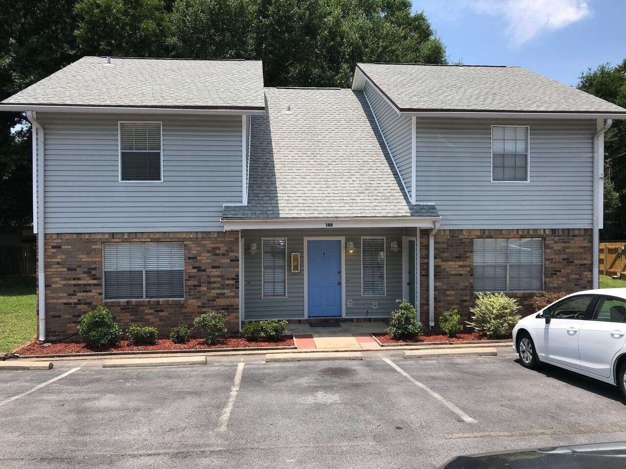 Excellent Investment Opportunity! This well-maintained triplex in Fort Walton Beach offers strong rental income potential. Units A and C each feature 2 bedrooms and 1 bathroom, while Unit B includes 1 bedroom, 1 bathroom, and a small bonus room--perfect for an office or extra storage. All three units are two-story layouts and include a covered entryway, indoor laundry room, and open patio with a private fenced yard. All units are currently occupied on a rental agreement