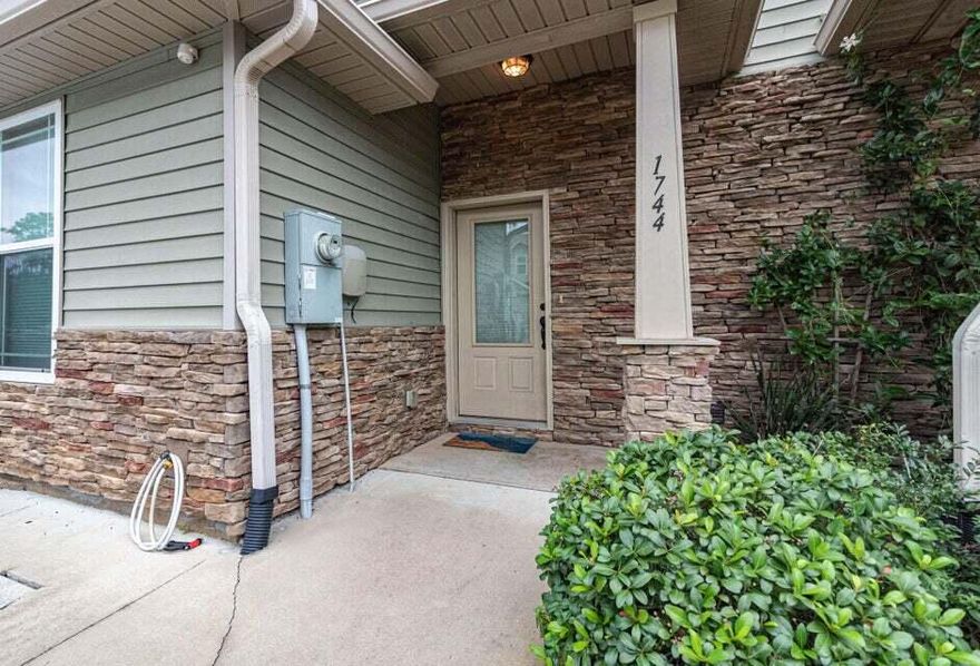 Looking for a great location and plenty of space? This 4 bedroom 2.5 bath townhome is definitely worth the time to view. As you enter the home you are welcomed to an open foyer that leads to the kitchen and family room. The master bedroom is on the main level just off the foyer, offering plenty of space and a master bath with double vanity, granite countertops and walk-in closet. The kitchen is open to the dinning and family room with a view of the woods out the sliding glass door. Just off the dining room is a nice patio with storage room. Laundry room & 1/2 bath are also located downstairs. The upstairs offers 3 additional bedrooms. One is very spacious with two large French-door closets and access to the bathroom.