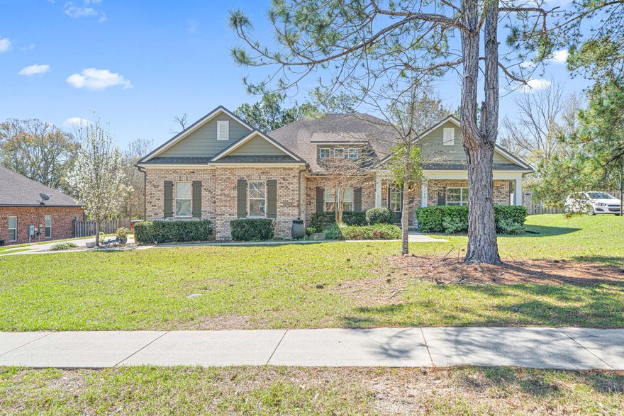 Welcome to this stunning Randy Wise custom-built brick home in the sought-after Mill Creek Estates, offering modern updates, thoughtful details, and plenty of space inside and out. Step inside to find a bright and inviting open floor plan with luxury vinyl plank flooring throughout. The oversized kitchen island, granite countertops, gorgeous custom cabinetry, and abundant storage make the kitchen a true showpiece. The stove and dishwasher were updated in 2022, and the space flows seamlessly into the living and dining areasperfect for entertaining.

The primary suite is a retreat of its own, featuring a large soaking tub, walk-in shower, and spacious walk-in closet. All bedrooms are generously sized, offering comfort and flexibility for family, guests, or a home office. The master bedroom was freshly painted, adding to its charm.

Major updates bring peace of mind, including a new Rheem Hybrid Heat Pump water heater (2025), a Hisense Hi-Ultra HVAC system (2024), and a septic pumped in May 2024. A current survey is also available.

Enjoy the outdoors with a fully fenced .62-acre lot, beautiful updated landscaping, a firepit, and plenty of room for a pool. The large covered back porch is ideal for relaxing evenings, and the home's curb appeal shines with its thoughtful brick design.

Don't miss your chance to own this beautifully maintained and upgraded home in Mill Creek Estatesschedule your showing today!