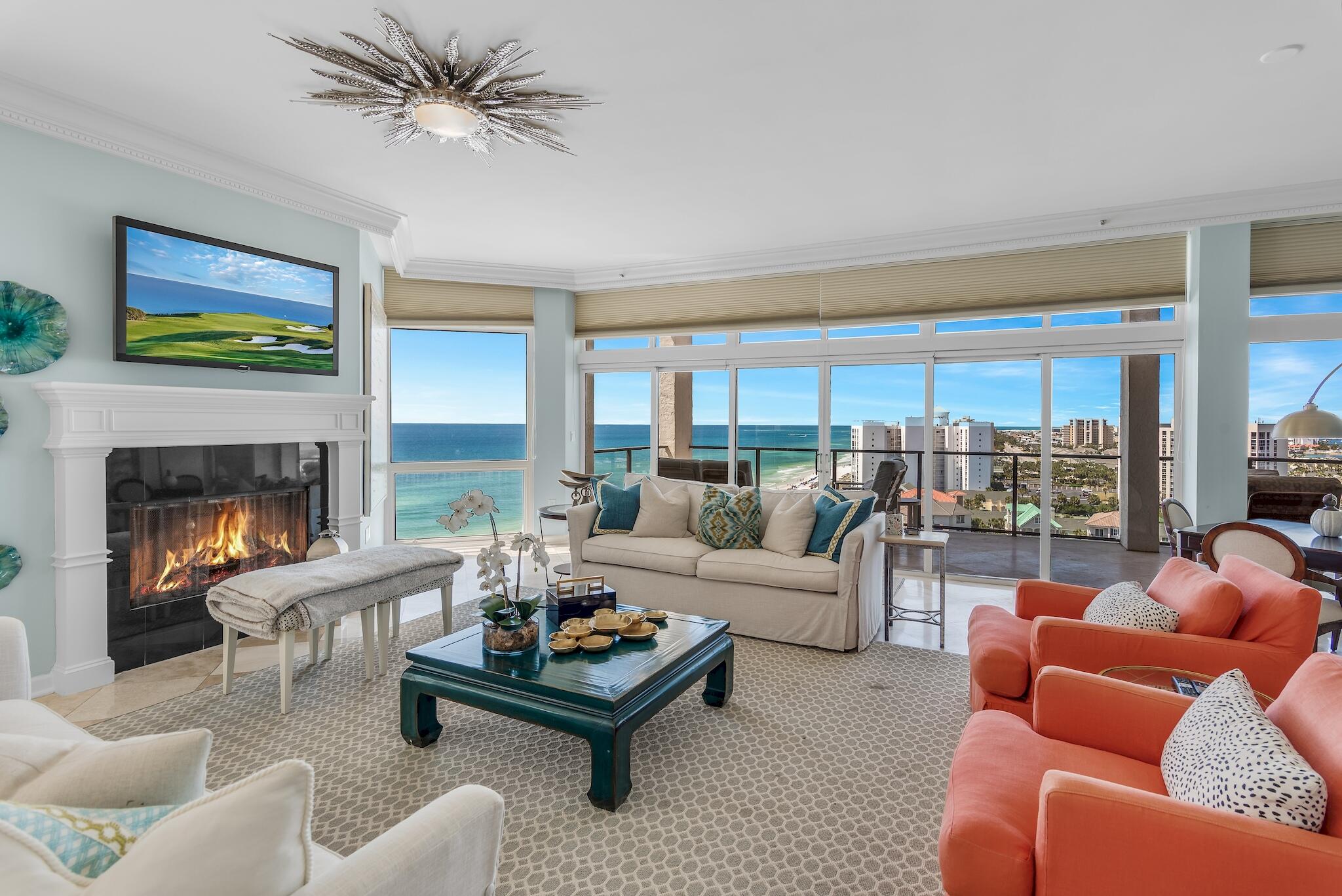 Spectacular 11th floor condominium offering breathtaking gulf views in the ultra-private Regency Towers. Luxurious coastal living awaits in this completely renovated high end Gulf front condominium featuring floor to ceiling windows, three bedrooms, three & half baths and 3662 sq. ft. of living space adorned with high end furnishings and a extra spacious balcony. Behind the gates you will find 44 Gulf front, non-rental condominiums with sweeping views, private deeded beach, Clubhouse, tennis, pool, fitness center, sauna, and onsite Security & HOA Office. Property being sold fully furnished minus some personal items/pictures.Buyer to verify all information.Professional photos will be added soon.