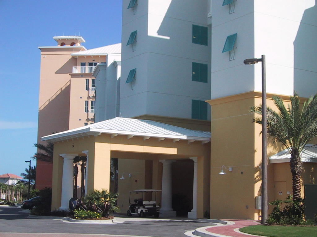 This penthouse is one of a kind - the only two bedroom penthouse in Carillon Beach and totally remodeled - do not miss the opportunity to view and purchase this unit. It is two stories with a full bath on the first floor comprising kitchen/dining/living space overlooking Lake Carillon. The second story has two large bedrooms with king size beds and private balconies off both bedrooms. The Jack and Jill bathroom is easily accessible from both bedrooms for convenience and privacy. The floors are luxury vinyl throughout, the shower is beautifully re-tiled with frameless glass surround. The balcony off the living space has room for alfresco dining with views of Lake Carillon and the Gulf of Mexico. Being sold fully furnished with a few exclusions.