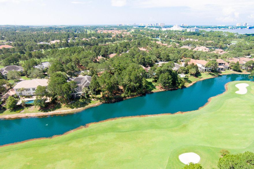 Beautiful, large, lakefront and golf course lot in exclusive Burnt Pine. Take advantage of this estate sized lot with expansive views of the 10th hole of the Burnt Pine Golf Course and just down the street from the Burnt Pine Club House. This large lot will accommodate the home of your dreams. Do not miss this opportunity to build your dream home in the private gated community of Burnt Pine. Enjoy all the perks of living within the gates of Sandestin and also the quiet lifestyle of the exclusive gated Burnt Pine neighborhood. Amenities at Sandestin include 73 holes of golf, tennis, fishing a 98-slip marina, nature and biking trails throughout, a full service health club & spa, playground, and all the wonderful shopping and restaurants at The Village of Baytowne Wharf and Grand Boulevard.