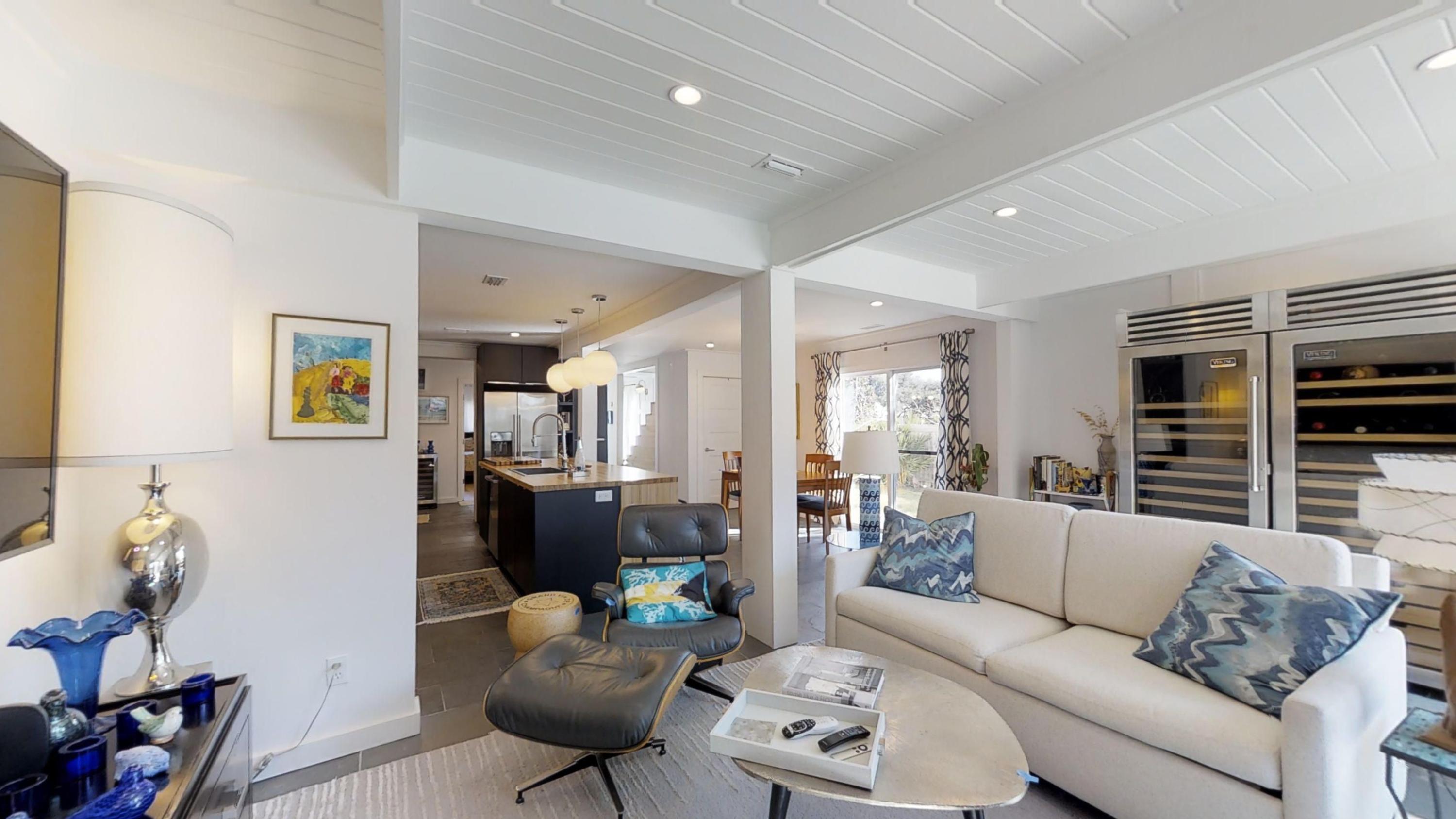 This beautiful beach home is exactly what you've been searching for! Comfortable and welcoming best defines this wonderful beach cottage, offering 3 bedroom plus Kids Loft - this home literally has it all... Starting with the Chef's inspired kitchen to the great room this home is designed to entertain! Custom designed outdoor living space along with Creative designed pool.This inviting home features Gulf views from upstairs master and deck! Along with a second living space upstairs... This house has it all. including deeded beach access!