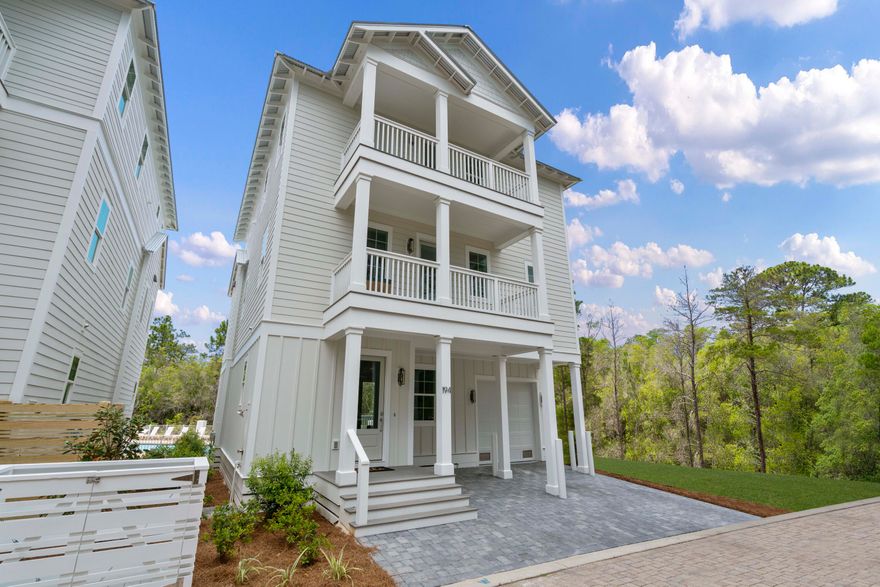 The Elderberry B plan will wow you with its open concept living. There is also plenty of porch space to give guest many areas to enjoy each other.  This home was designed to be one of a kind by BetterBuilt.  Just a few of the features chosen include custom wood cabinets, ceiling beam in kitchen with wood V-groove ceiling finish, crown molding, high end stainless appliances, gorgeous designer tile in baths and kitchen backsplash, quartz countertops, fireplace in great room wrapped with v-groove, floating shelves painted gray to match kitchen cabinets and 4' natural wood flooring, YOU MUST SEE THIS HOME TO APPRECIATE QUALITY, DESIGN, AND LOCATION IN UNPARALLELED GRAYTON BEACH, USA.