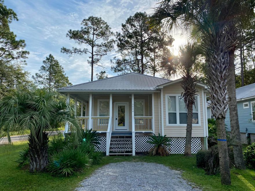 Newly updated 3 bedroom, 2.5 bath 1 story fenced home, on a corner located just 2 blocks from the Cessna Landing boat launch.  Home features new Luxury Vinyl flooring in the bedrooms, new paint and lighting throughout, along with new stainless steel appliances in the kitchen.  Open floor plan with spacious kitchen, dining and living areas.  Wrap around porch and covered car port in the back.  Plenty of parking and just minutes to 30A and the beaches of South Walton.