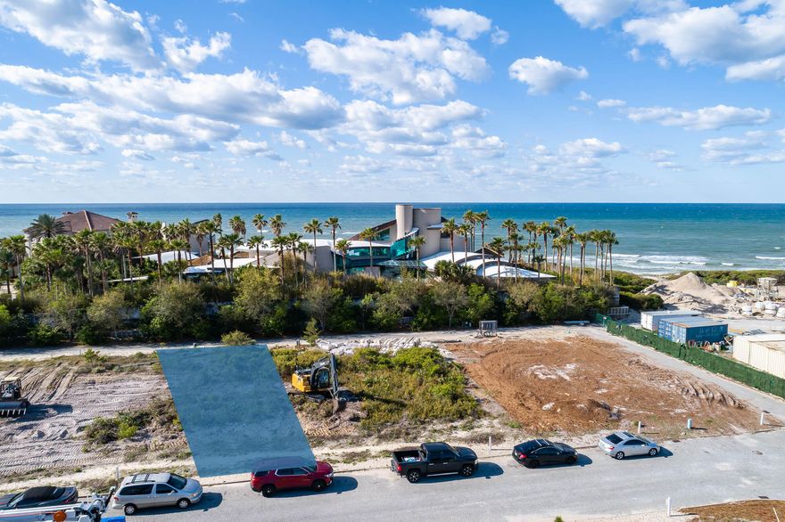 VV4 is one of the last remaining lots south of 30A in Alys Beach with water views and close proximity to the Beach Club. Town and water views can be maximized as the design code allows for substantial use of the 3rd floor with 50% of the house footprint being heating and cooled space and 50% uncovered rooftop terrace.