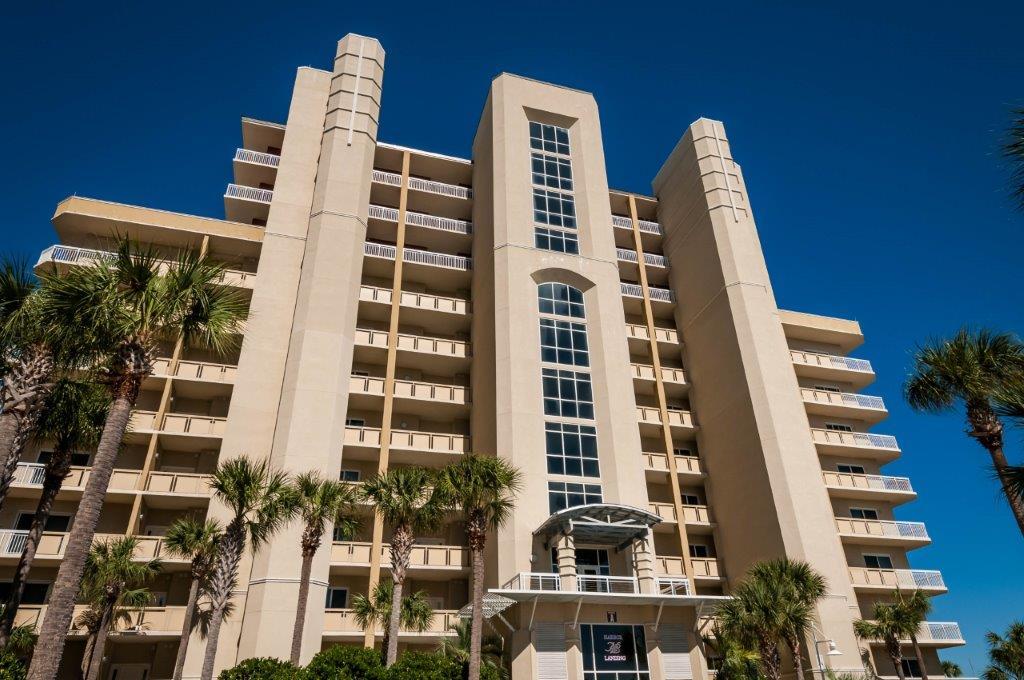 This 8th-floor condo at the south end of the Harbor Landing B building gives southwesterly coastline gulf views from the living room and living room balcony and a view of Destin Harbor and a southeasterly gulf view from guest bedroom #2 and the balcony of guest bedroom #2. This condo features new high-end designer furnishings and also received many upgrades after the initial closing including: All Appliances, lighting, cabinets, all fixtures, granite tops & marble tops through out. Master has large , walk in custom closet. Harbor landing features Harbor and deeded Gulf Access.