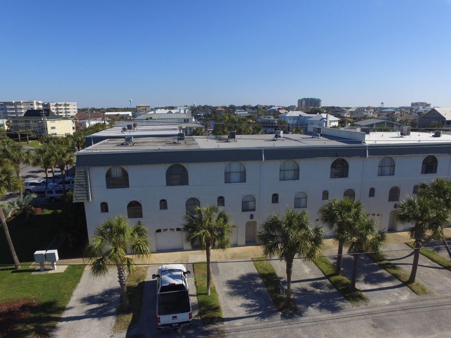 LOOKING FOR A PLACE TO KEEP YOUR BOAT AND ENJOY DESTIN'S LIVESTYLE THAN HERE YOU GO :ISLA BLANCA is located on Prestigious HOLIDAY ISLE, consist of 19 three story townhome units, with each unit having a view of one of the 10 canals on this isle. This unit features a second floor balcony off the living room. The palm filled courtyard features a in ground pool, boat docks and fish cleaning station.The Canal leads to the Bay and Gulf of Mexico.Beach access available. This complex consist of many long time owners primarily used for second home use with a very friendly atmosphere. Ground floor level consist of garage and laundry room, second floor consist of living/dining, half bath and kitchen. Living room opens to balcony. Third level consist of two bedrooms and two full baths.