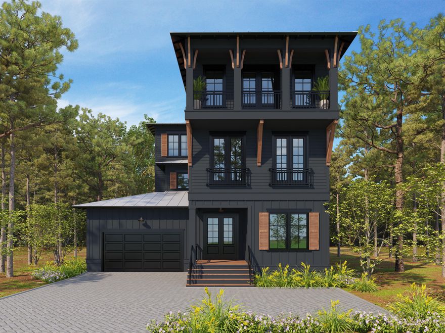 Introducing 20 Loon Lake, a luxurious retreat built by Cogent Building Group & designed by Bird Dog Design Co. nestled on the serene west end of 30A, boasting unparalleled privacy bordering the state park. With completion anticipated within the next 12 months, this exquisite property offers a blend of sophistication, comfort, and recreational indulgence.As you step through the grand entrance, the first floor welcomes you with an expansive living area, ideal for entertaining guests or unwinding with loved ones. Adjacent is the elegant dining space, perfectly suited for hosting memorable gatherings. The main floor also features the opulent Master Bedroom 1, providing a sanctuary of relaxation and tranquility.

Venturing to the second floor via the convenient elevator, you'll discover the lavish Master Bedroom 2, complete with luxurious amenities and stunning views. Accompanying it are the inviting Guest Bedroom and the charming Bunk Room, offering ample space for family and guests. The laundry facilities ensure convenience and practicality for daily living.

Ascending to the third floor, you'll find two additional thoughtfully appointed Guest Bedrooms, each providing a haven of comfort and style. The highlight of this level is the expansive Recreational Room, offering endless possibilities for leisure and entertainment.
Outside, the secluded backyard retreat awaits, bordered by the captivating natural beauty of the state park. Here, a sparkling pool and soothing hot tub beckon for relaxation and rejuvenation, while the surrounding landscape provides a picturesque backdrop for outdoor gatherings.

Convenience is further enhanced by the two-car garage, offering ample storage space for vehicles and recreational equipment. Whether you're seeking tranquility, entertainment, or simply a place to call home, 20 Loon Lake epitomizes luxury living at its finest.

Please contact us today for rental projections and cost to own figures. 
