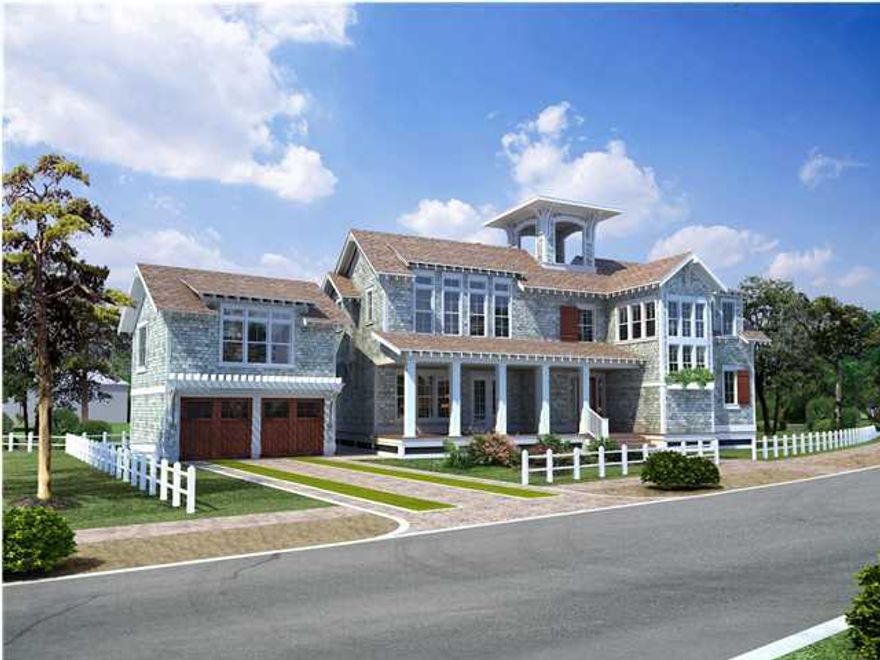 This home with carriage house has been masterfully designed to take advantage of its exceptionally large lot in private Peninsula at WaterSound Beach. Its open floor plan and generous porches from which you may enjoy Gulf breezes capture coastal lifestyle at its best, made only better by its outdoor living spaces that include a pool, outdoor fireplace and grilling area. The master bedroom conveniently resides on the ground floor of the main house, joined by an additional master bedroom on the second floor. Each bedroom features its own private bath.