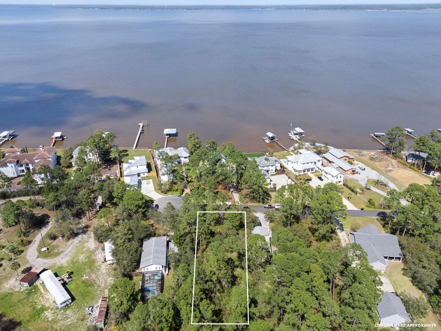 BUILD your DREAM home on this stunning 0.51-acre lot boasting captivating bay views! Situated in the sought-after Bay Pine Shores subdivision, mere minutes from the pristine 30A beaches, Cessna Boat Ramp, Kellogg Park, dining, shopping, the vibrant entertainment scene of Santa Rosa Beach & in the works 10,000 seat amphitheater with walking trails just up the road! Your dream lifestyle awaits! Survey Available. No wetlands. Buyer to verify all information.