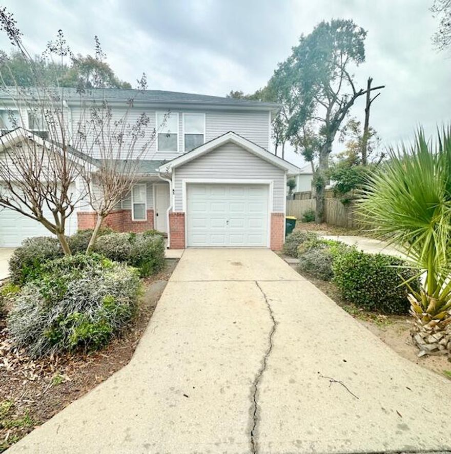 AVAILABLE: 2/20. SECURITY DEPOSIT = $1,675. Very nice property! Newer LVP & carpet on the stairs - only 2 years old. Living room, dining, kitchen & 1/2 bathroom are all downstairs. 2 bedrooms w/ 2 full bathroom & utility closet are upstairs. All electric! Ceiling fans in all the rooms. 1 car garage w/ auto opener. Extra parking on the concrete side of the unit for guests. Great north FWB location close to EVERYTHING! Open back patio. Yard maintenance included in the rent w/ the HOA. Sorry, no pets/no smoking. Welcome home!