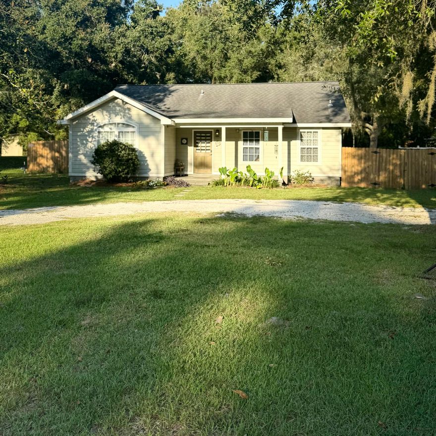 **Professional Photos Coming Soon** Seller offering $5,000 Buyer Credit. Charming 3BR/2BA bungalow in the heart of Freeport, just 12 miles from the beaches of 30A! Features an open-concept layout with spacious kitchen with new appliances.Enjoy outdoor living with both a covered front porch and a covered screened back patio and large fenced backyard perfect for relaxing or entertaining. The large backyard offers room to garden, play, or even add a pool and with no HOA, your options are wide open.Located on a quiet street with easy access to schools, shopping, and the coastDon't miss this opportunity to own near the beach with no restrictions!